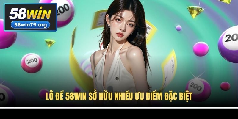 Lô đề 58win sở hữu nhiều ưu điểm đặc biệt